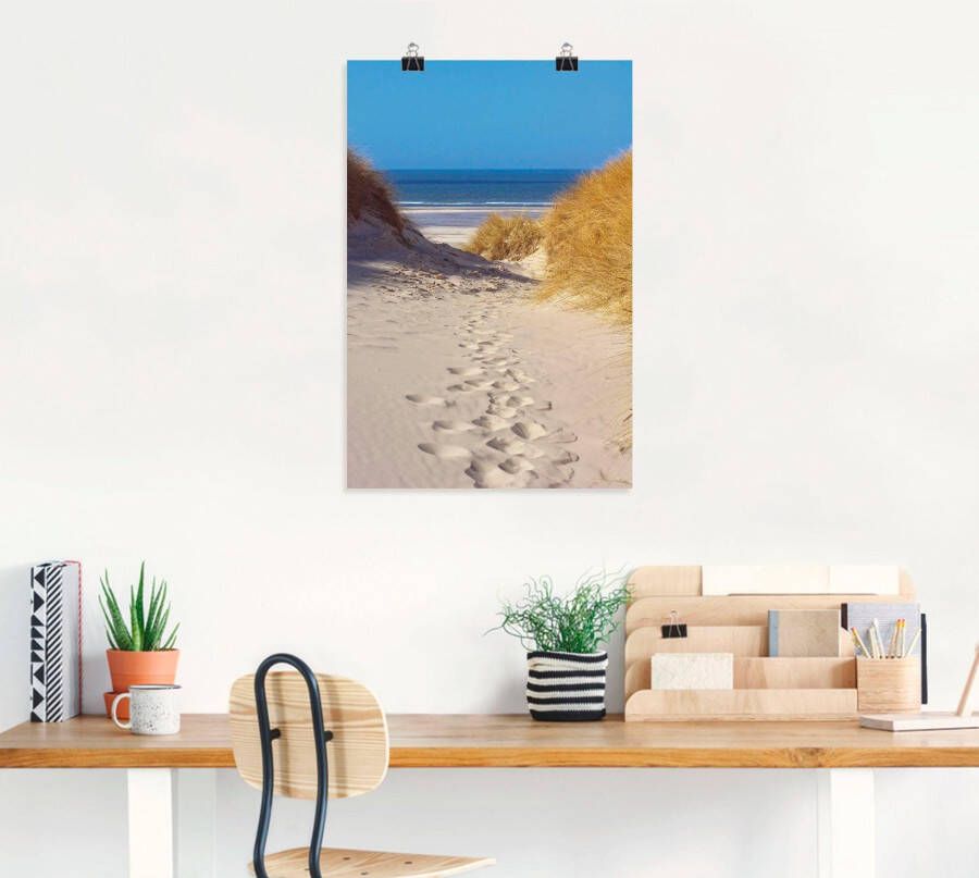 Artland Poster Weg naar het strand II