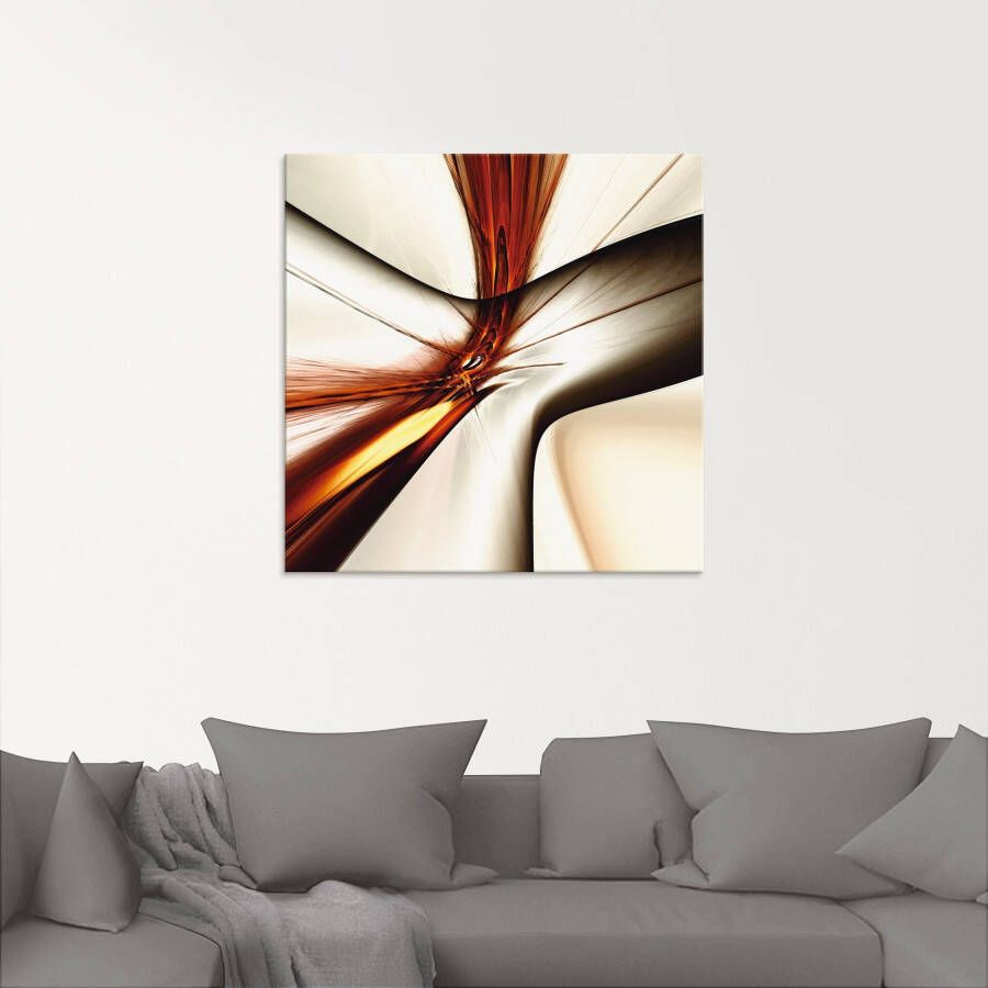 Artland Print op glas Abstract modern in verschillende maten