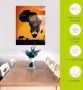 Artland Print op glas Afrika het zwarte continent - Thumbnail 5