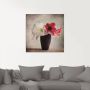 Artland Print op glas Amaryllis vintage I in verschillende maten - Thumbnail 2