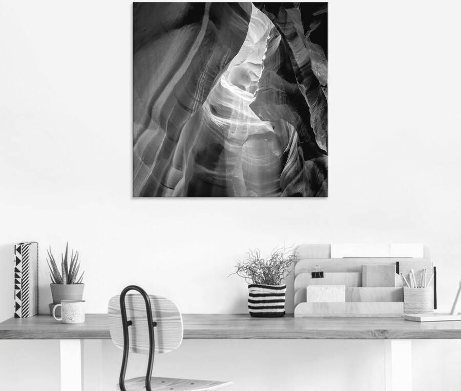 Artland Print op glas Antelope Canyon IV in verschillende maten