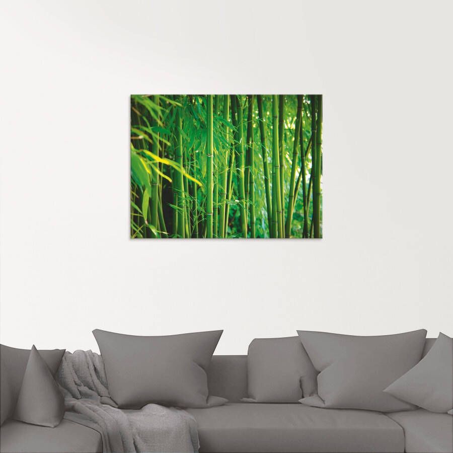 Artland Print op glas Bamboe I in verschillende maten