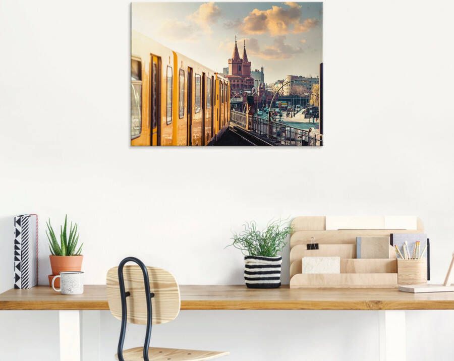 Artland Print op glas Berlijn Oberbaumbrücke 2