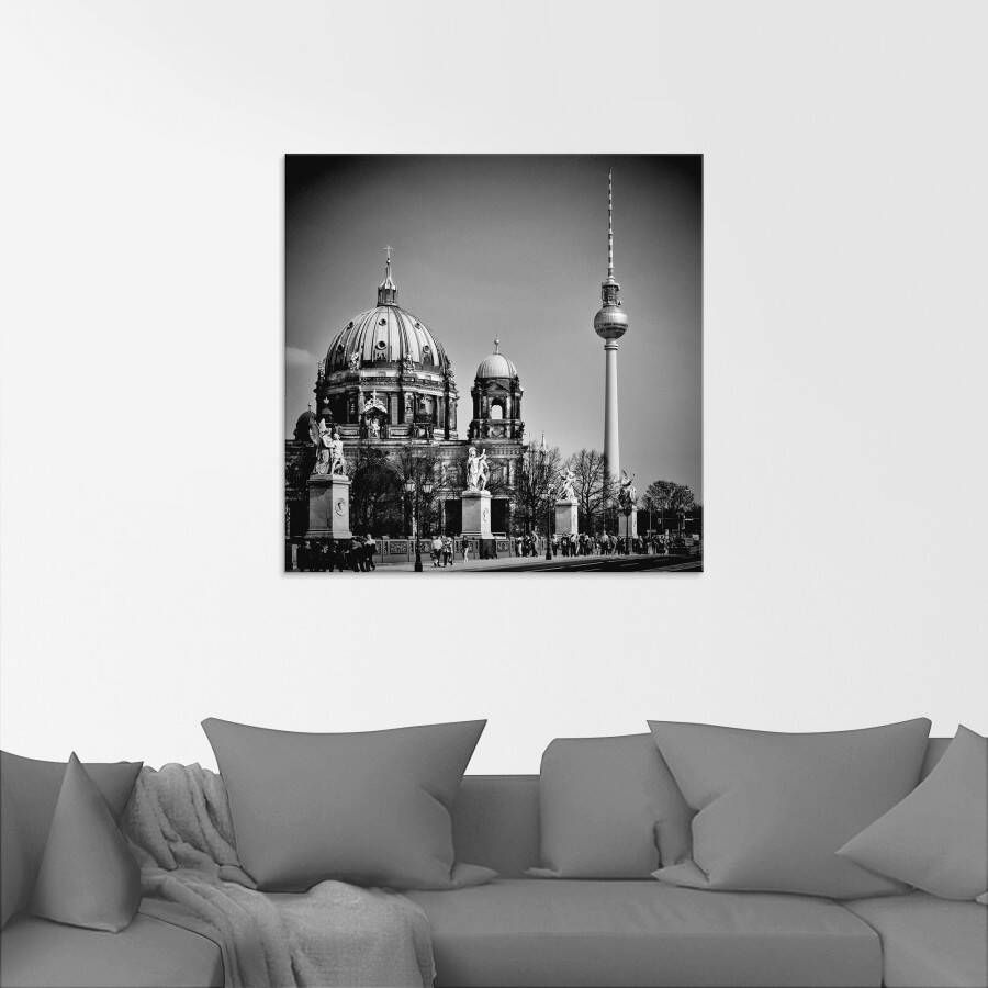 Artland Print op glas Berlijn Unter den Linden
