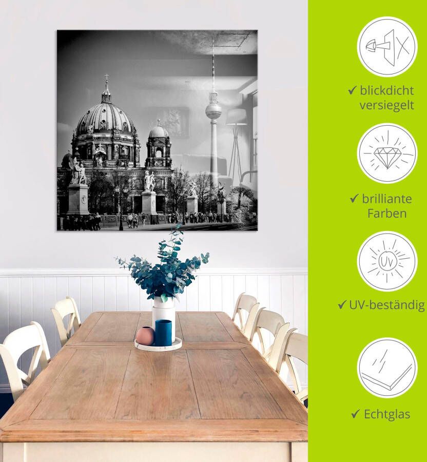 Artland Print op glas Berlijn Unter den Linden