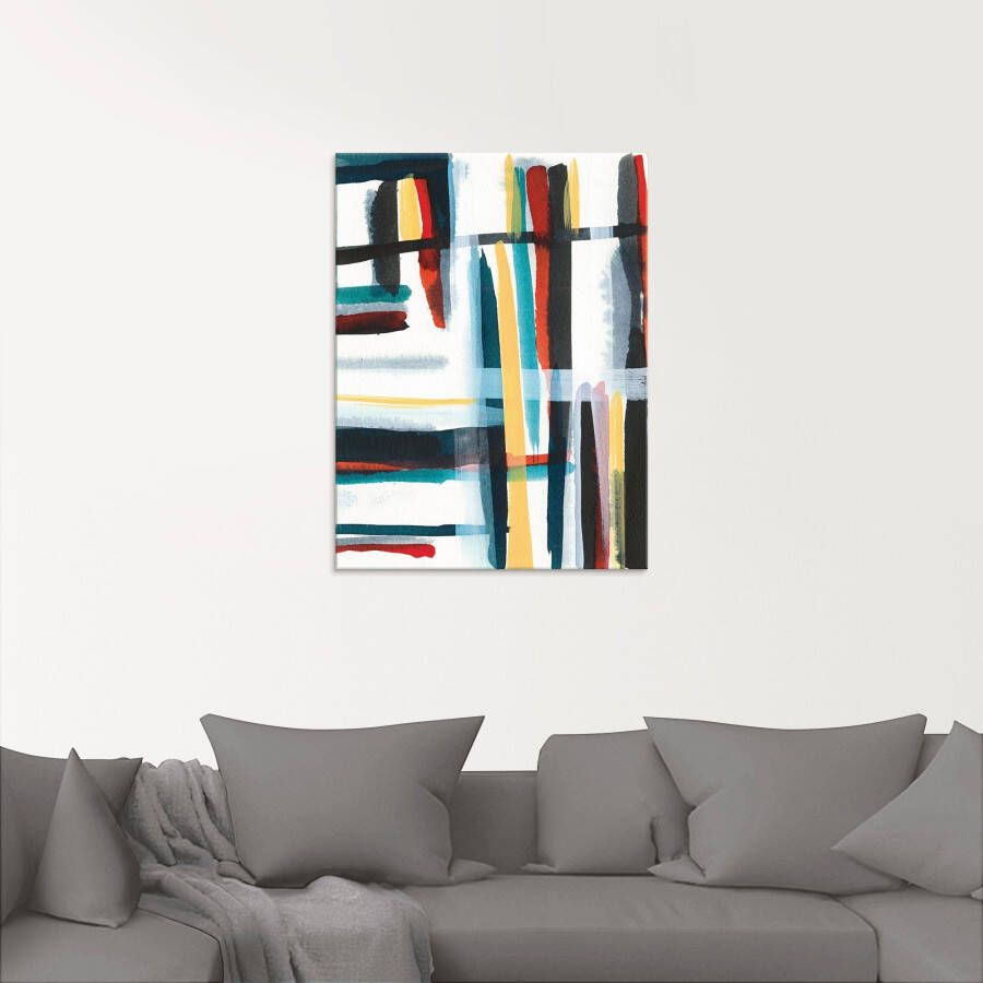 Artland Print op glas Boekenkast I in verschillende maten