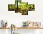 Artland Print op glas Bos met beek in verschillende maten - Thumbnail 3