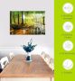 Artland Print op glas Bos met beek in verschillende maten - Thumbnail 4