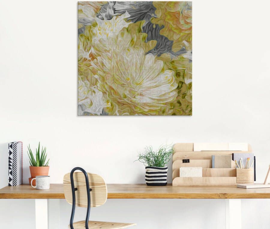 Artland Print op glas Chrysanten in de zon II