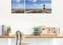 Artland Print op glas Citaat foto vuurtoren Sylt (2-delig) - Thumbnail 3