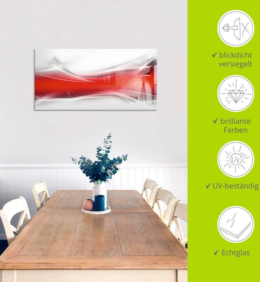 Artland Print op glas Creatief element in verschillende maten