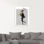Artland Print op glas Dansend hert met viool - Thumbnail 2