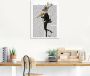 Artland Print op glas Dansend hert met viool - Thumbnail 3