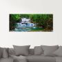 Artland Print op glas Diep bos waterval in verschillende maten - Thumbnail 3