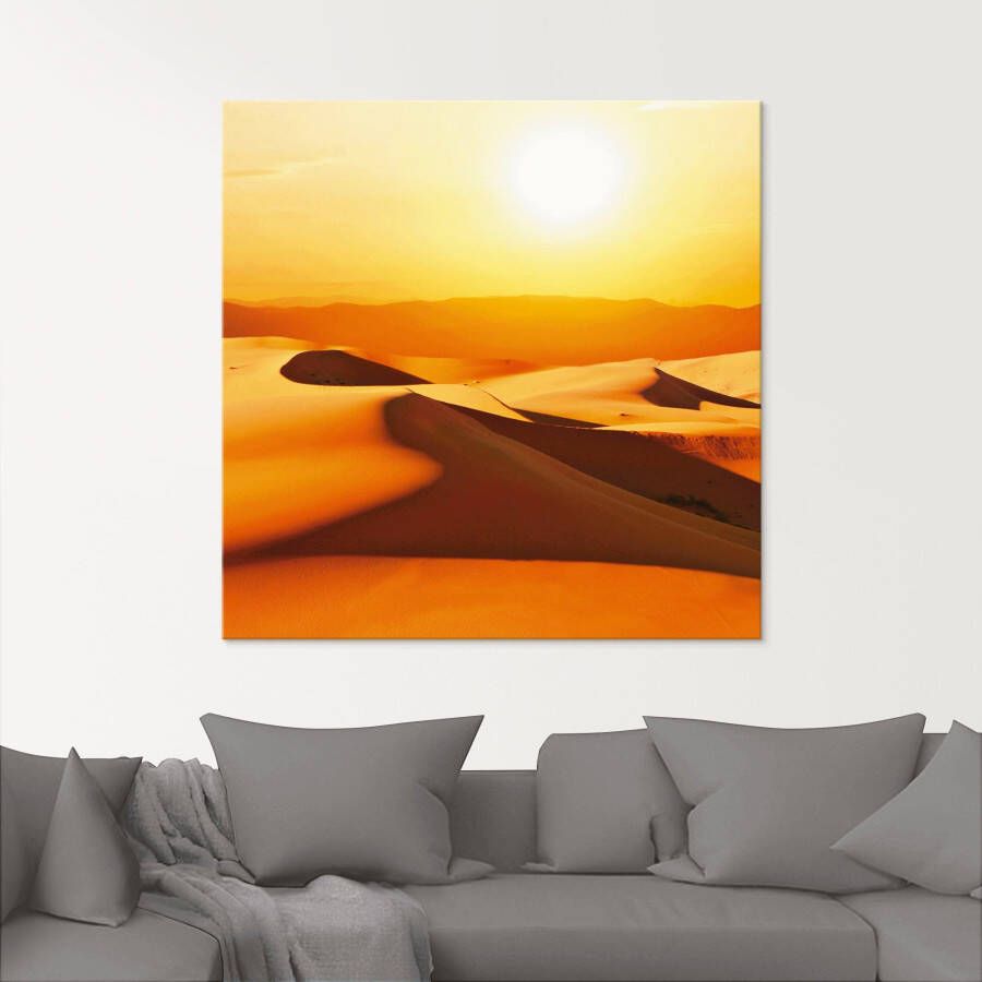 Artland Print op glas Duinen in verschillende maten