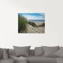 Artland Print op glas Duinlandschap in de zomer aan de Noordzee - Thumbnail 2