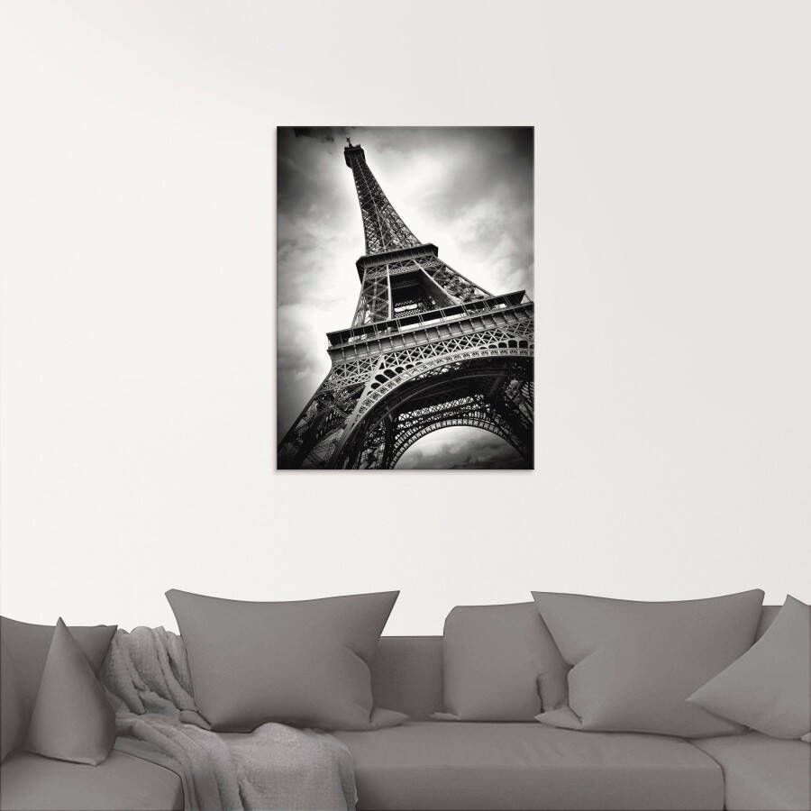 Artland Print op glas Eiffeltoren Parijs in verschillende maten