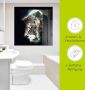 Artland Print op glas Fantasie wolf wolven met maan - Thumbnail 5