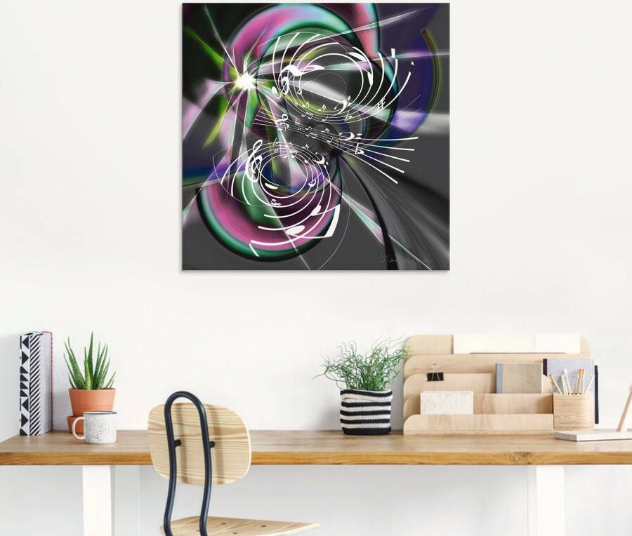 Artland Print op glas Fractaal spel met noten - Foto 3