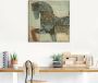 Artland Print op glas Gedessineerd paard I in verschillende maten - Thumbnail 3