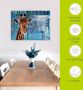 Artland Print op glas Giraf in verschillende maten - Thumbnail 6