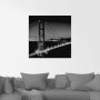 Artland Print op glas Golden Gate Bridge in de avond I - Thumbnail 3
