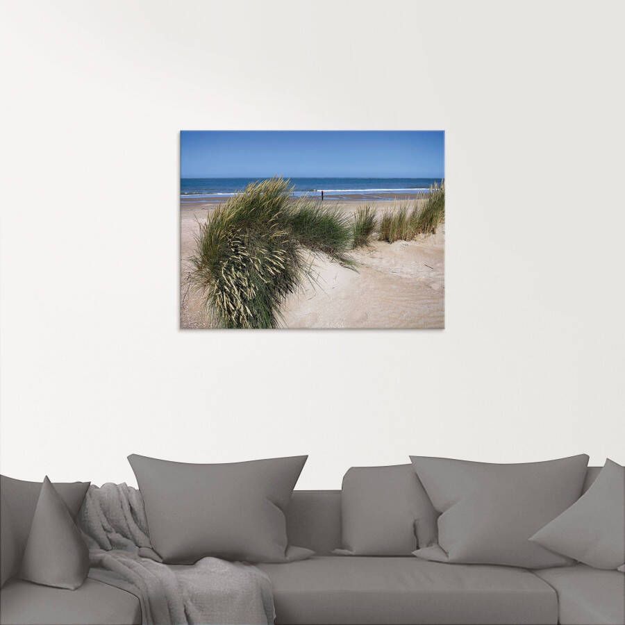 Artland Print op glas Golvende duinen in verschillende maten