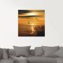 Artland Print op glas Gouden zee-impressies in verschillende maten - Thumbnail 3