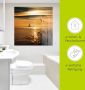 Artland Print op glas Gouden zee-impressies in verschillende maten - Thumbnail 5