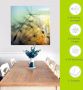 Artland Print op glas Gouden zonsondergang en paardenbloemen - Thumbnail 4