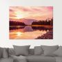Artland Print op glas Grand Teton bergen bij zonsondergang - Thumbnail 2
