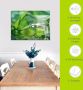 Artland Print op glas Groene achtergrond met gras - Thumbnail 4