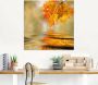 Artland Print op glas Herfstblad in verschillende maten - Thumbnail 2