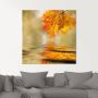 Artland Print op glas Herfstblad in verschillende maten - Thumbnail 3