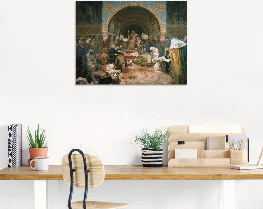 Artland Print op glas Het slavische epos: tsaar Simon Bulgarije - Foto 2