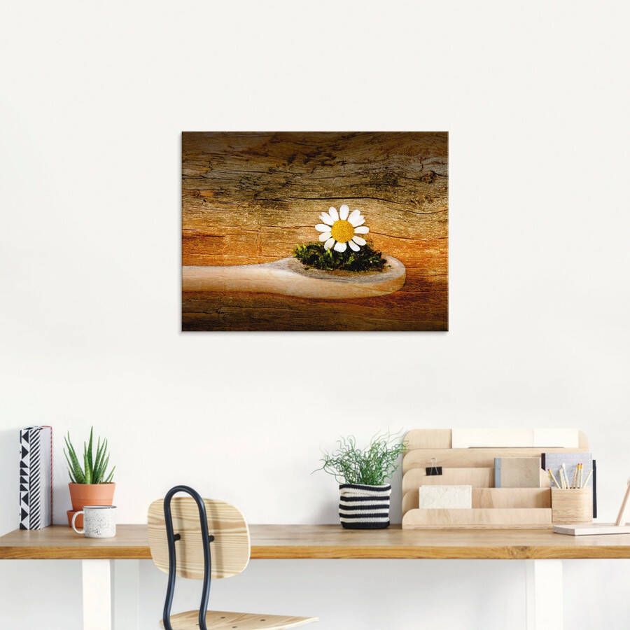 Artland Print op glas Kamille in verschillende maten