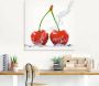 Artland Print op glas Kersen met spatwater - Thumbnail 2