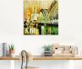 Artland Print op glas Keulen Skyline abstracte collage - Thumbnail 3