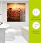 Artland Print op glas Klaprozen in het avondlicht - Thumbnail 6
