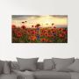 Artland Print op glas Klaprozen in verschillende maten - Thumbnail 3
