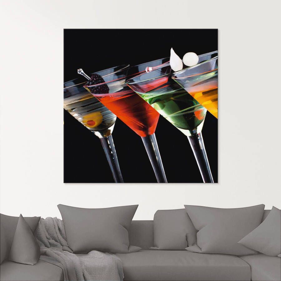 Artland Print op glas Klassieke Martini cocktail