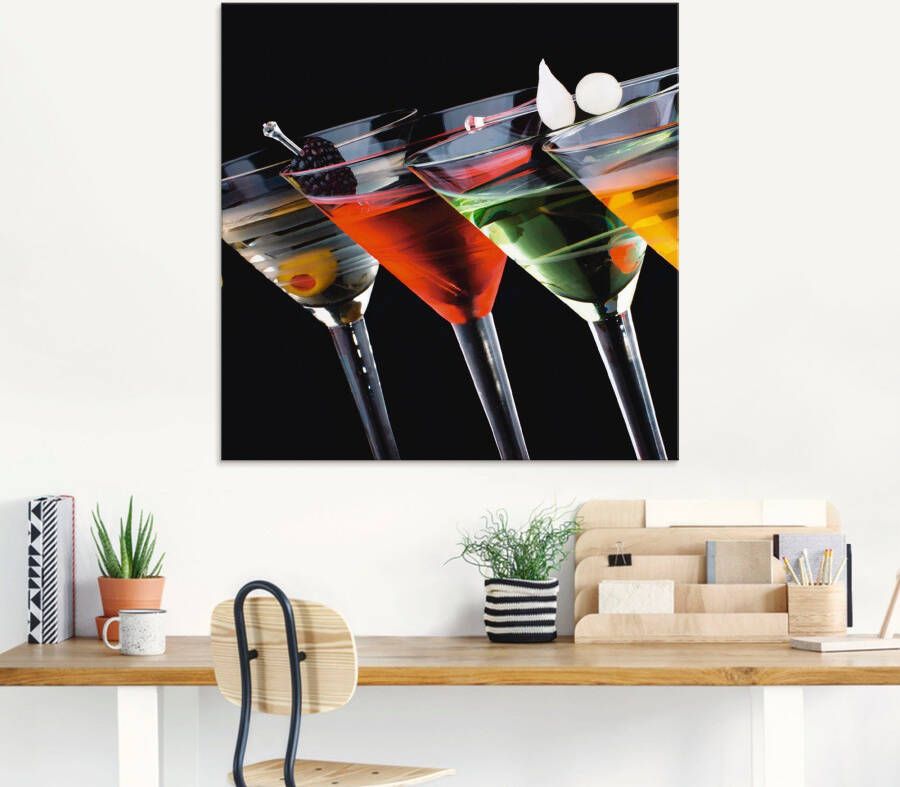 Artland Print op glas Klassieke Martini cocktail