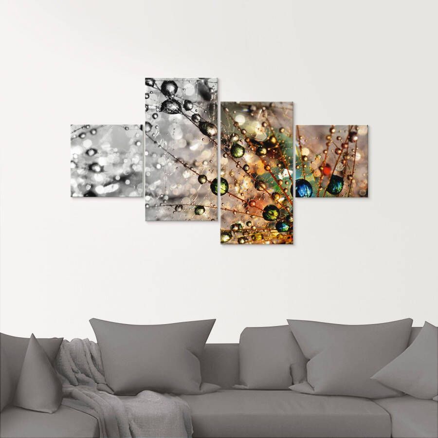 Artland Print op glas Kleurrijke natuur in verschillende maten