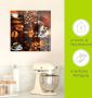 Artland Print op glas Koffie collage in verschillende maten - Thumbnail 4