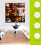 Artland Print op glas Koffie collage in verschillende maten - Thumbnail 5