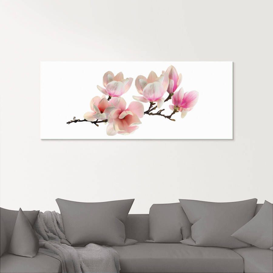 Artland Print op glas MAGNOLIE in verschillende maten