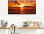 Artland Print op glas Mooie zonsondergang strand - Thumbnail 2