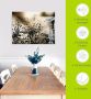 Artland Print op glas Natte paardenbloem in verschillende maten - Thumbnail 4