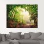 Artland Print op glas Natuurlijke bogen door bomen - Thumbnail 2