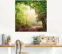 Artland Print op glas Natuurlijke bogen door bomen - Thumbnail 3